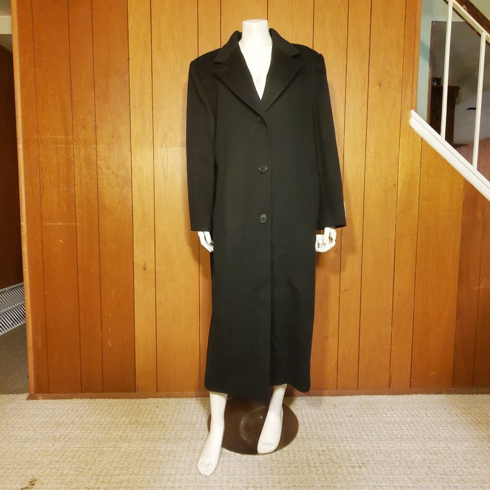NWT Jones New York Vintage Wool Trench Coat Women's Size 16